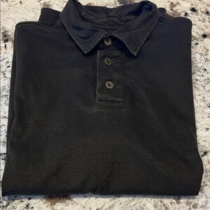 ❤️ 5/$25 Kuhl Chocolate Brown Polo Shirt with Contrast Stitching